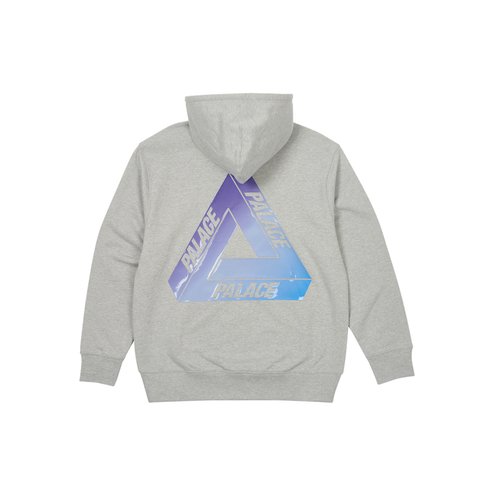 Palace OMBRE TRI-FERG HOOD GREY MARL - Colorway
