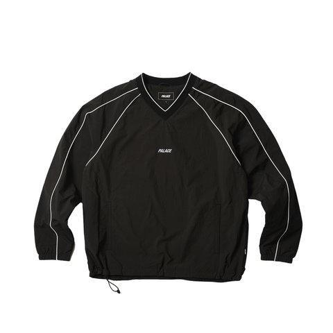 Palace PIPED SHELL PULLOVER BLACK - Colorway