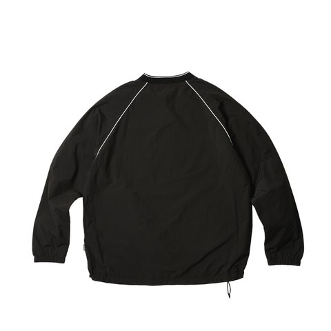 Palace PIPED SHELL PULLOVER BLACK - Colorway