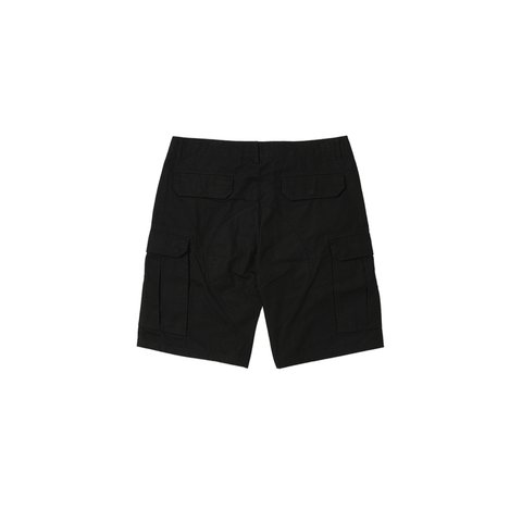 RIPSTOP COTTON CARGO SHORT BLACK