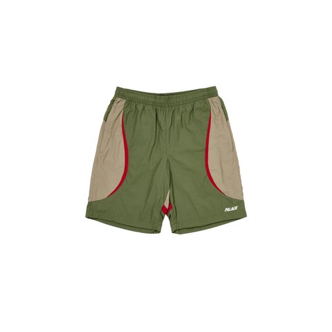 Palace RUN IT SHORT OLIVE / KHAKI - Colorway