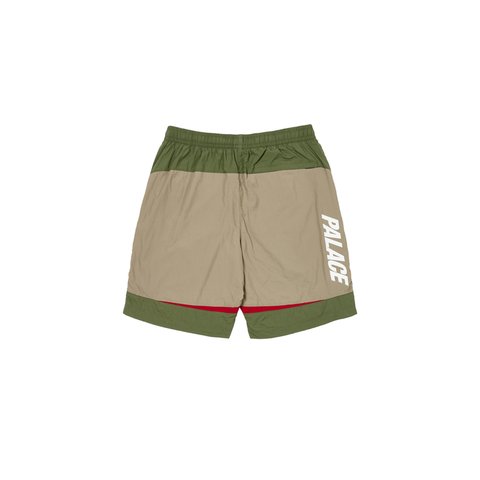 Palace RUN IT SHORT OLIVE / KHAKI - Colorway