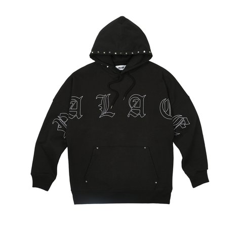 Palace STUD HOOD BLACK - Colorway