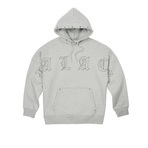 Palace STUD HOOD GREY MARL - Colorway