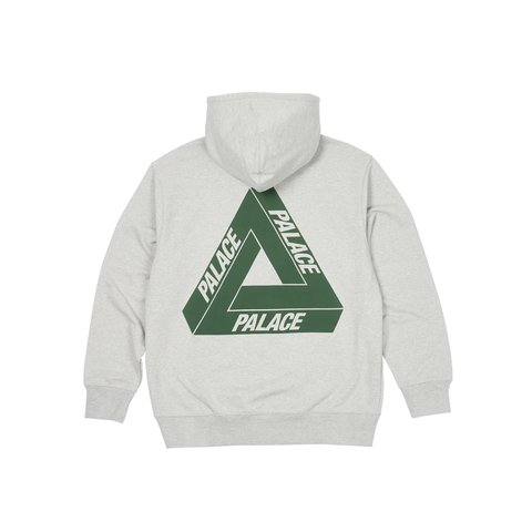 Palace TRI-PUFF PRINT ZIP HOOD GREY MARL - Colorway