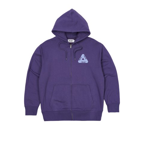 Palace TRI-PUFF PRINT ZIP HOOD PERFECT PURPLE - Colorway