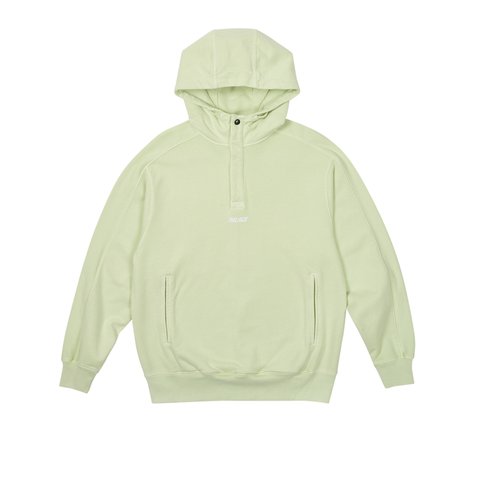 Palace WASHED TERRY 1/4 PLACKET HOOD MOJITO - Colorway