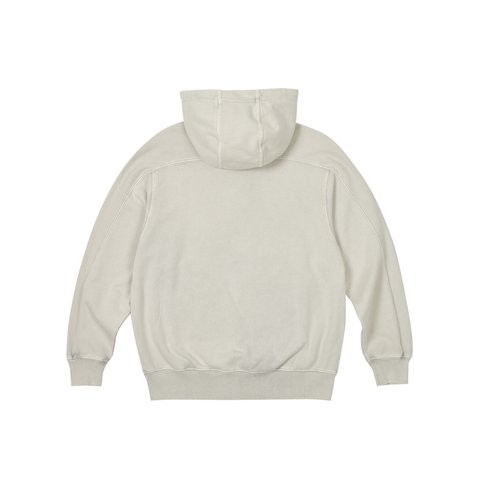 Palace WASHED TERRY 1/4 PLACKET HOOD SMOKE GREY - Colorway