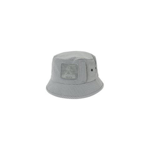 Palace Y-RIPSTOP SHELL BUCKET STEEL GREY - Colorway