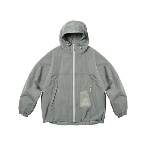 Palace Y-RIPSTOP SHELL JACKET STEEL GREY - Colorway