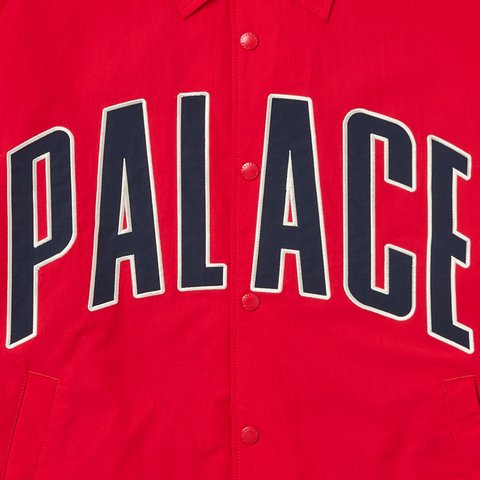 Palace ARCHWAY COACH JACKET TRUEST RED - Colorway