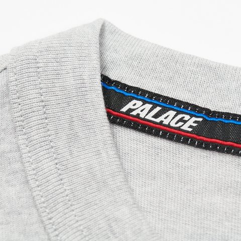 Palace BASICALLY A T-SHIRT GREY MARL - Colorway