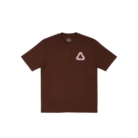P-3 OUTLINE T-SHIRT NICE BROWN
