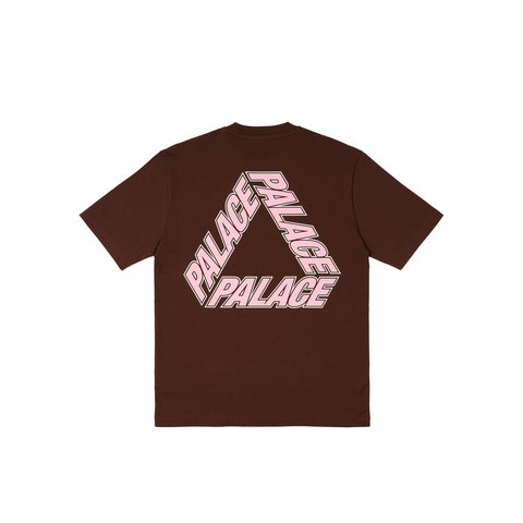 P-3 OUTLINE T-SHIRT NICE BROWN