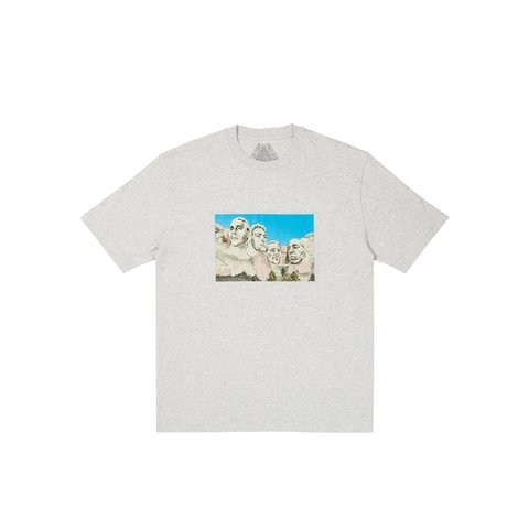 CHIZ FACE T-SHIRT GREY MARL