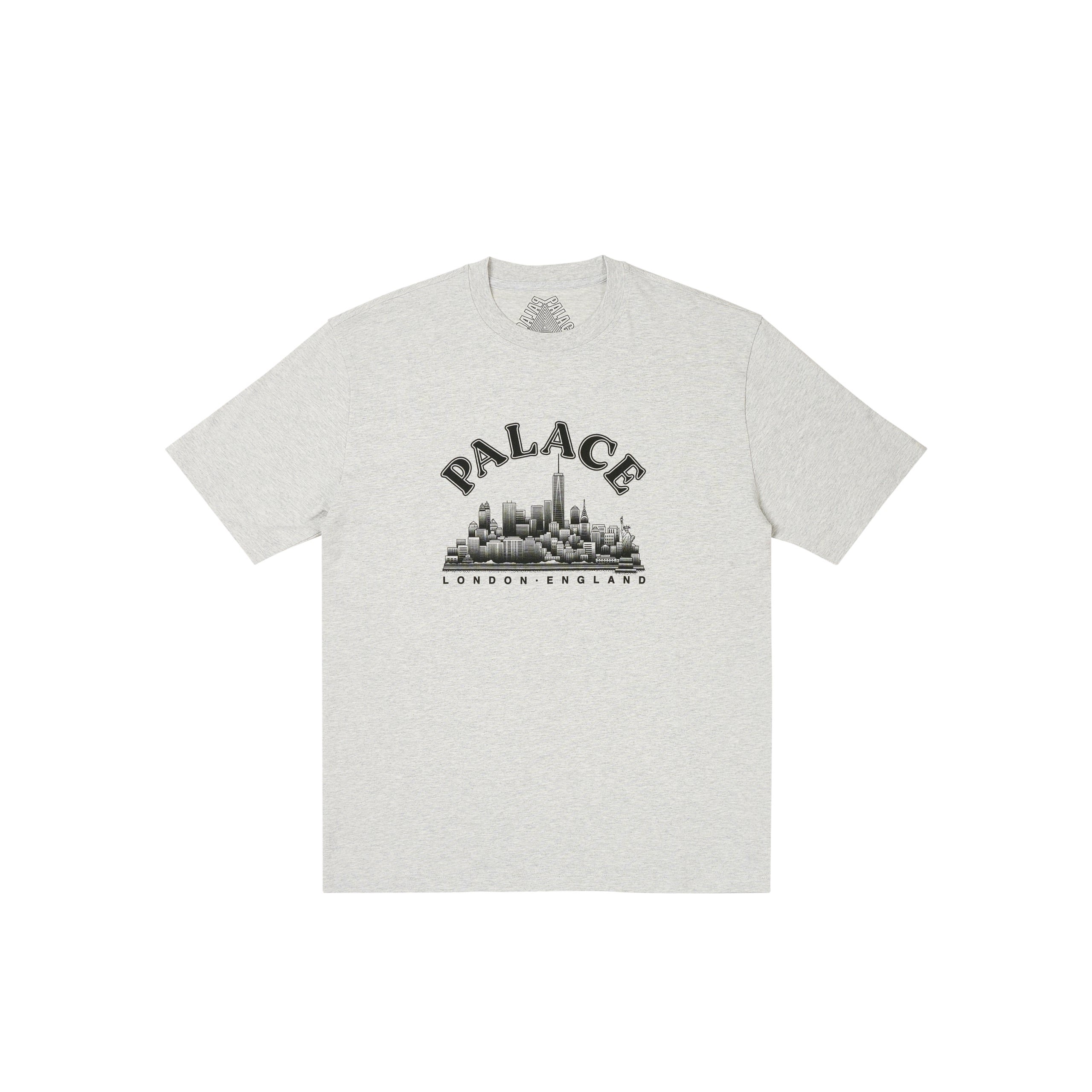 SKYLINE T-SHIRT GREY MARL