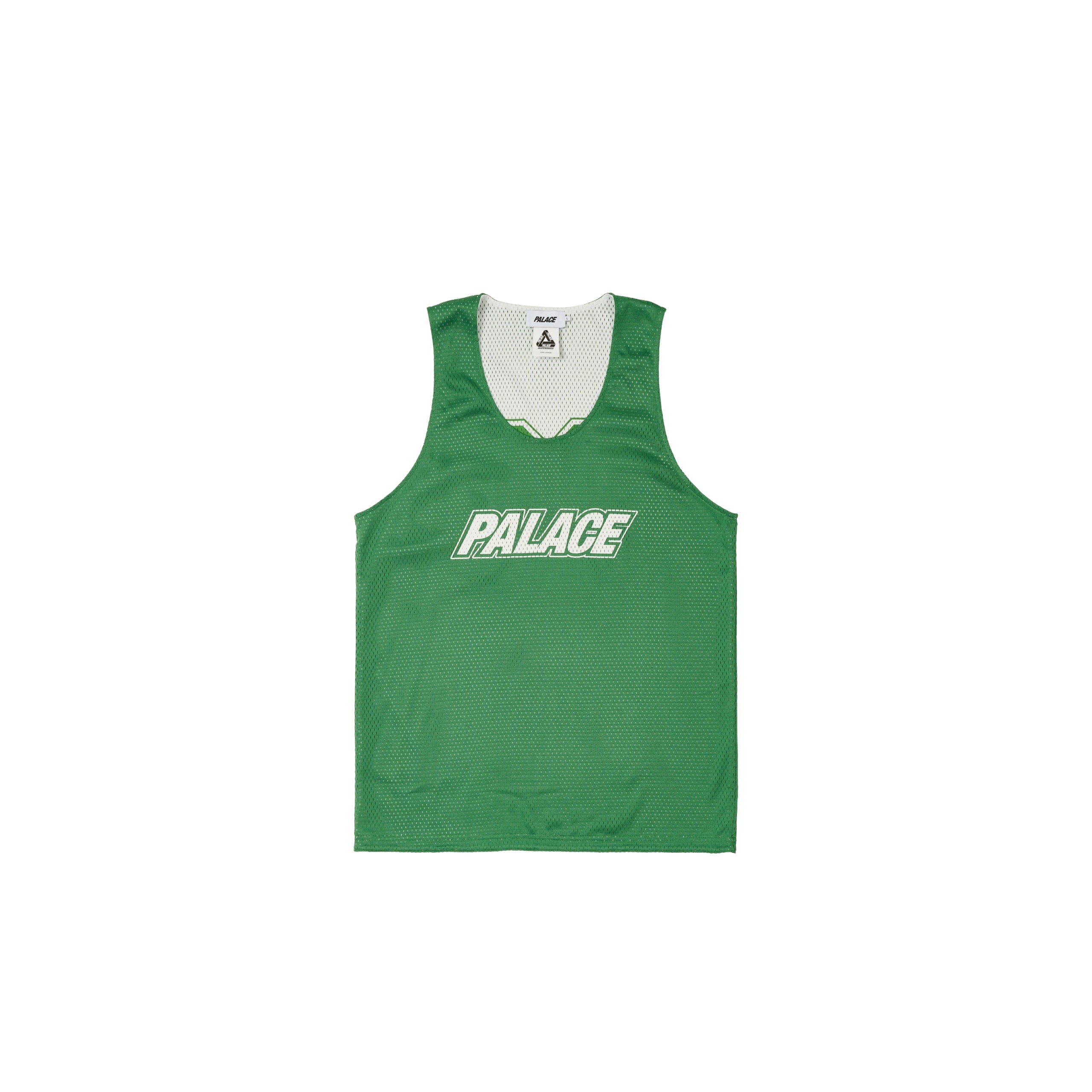 MESH REVERSO BORDER VEST GREEN