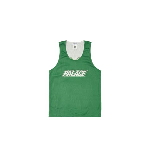 Palace MESH REVERSO BORDER VEST GREEN - €118.00