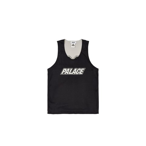 Palace MESH REVERSO BORDER VEST BLACK - €118.00