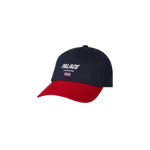 PALACE LONDON 6-PANEL NAVY / RED