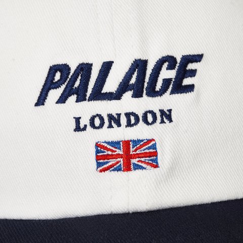 Palace PALACE LONDON 6-PANEL WHITE / NAVY - Colorway