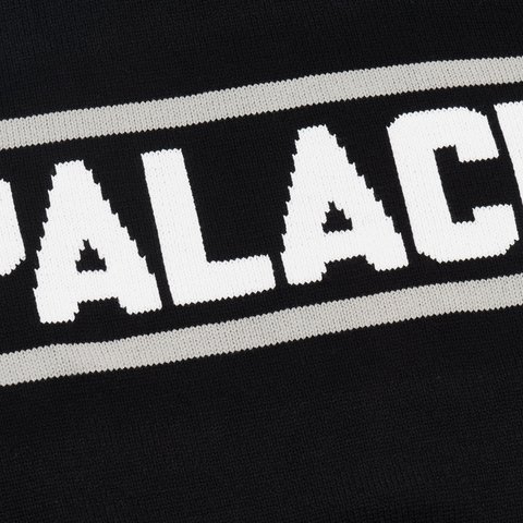 Palace BLOCKY KNIT BLACK - Colorway