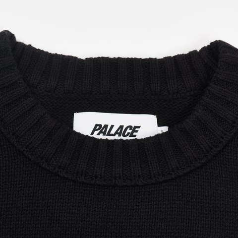 Palace BLOCKY KNIT BLACK - Colorway