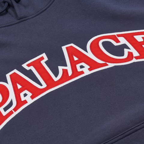 Palace ARC APPLIQUE HOOD NAVY - Colorway