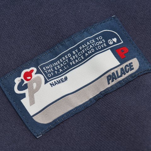 Palace ARC APPLIQUE HOOD NAVY - Colorway