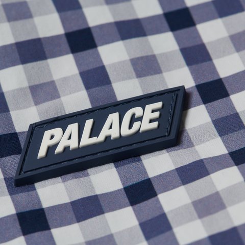 LIGHTER SHELL JACKET BLUE GINGHAM CHECK