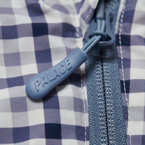 LIGHTER SHELL JACKET BLUE GINGHAM CHECK