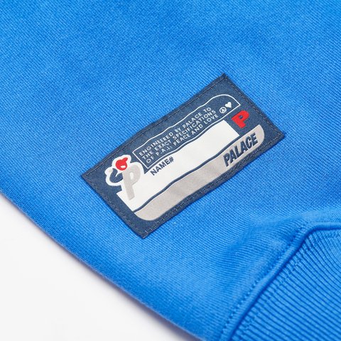 Palace ARC APPLIQUE HOOD PALATIAL BLUE - Colorway