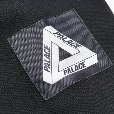 Palace RIB HOOD BLACK - Colorway