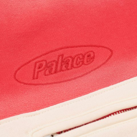 Palace WASHED MOTO JACKET TRUEST RED - Colorway