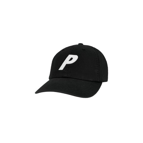 P 6-PANEL BLACK
