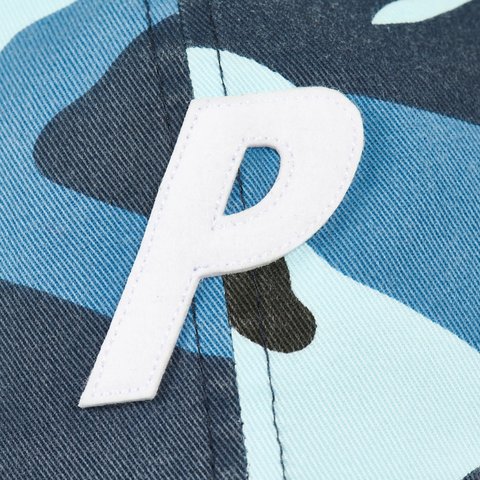 P 6-PANEL WASHED NAVY CAMO