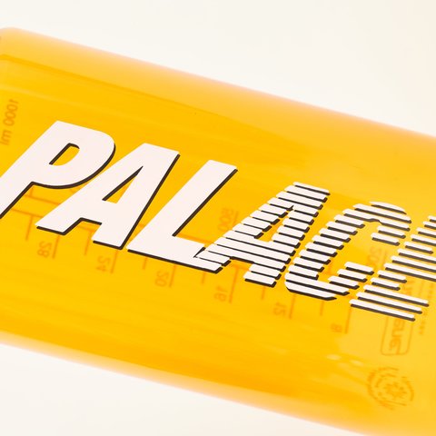 PALACE NALGENE FONT WATER BOTTLE CLEMENTINE / BLACK