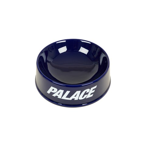 PALACE FONT CERAMIC DOG BOWL BLUE