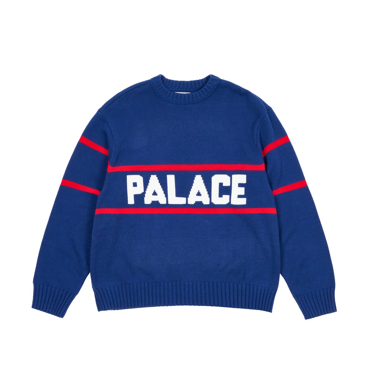 Palace BLOCKY KNIT BLUE (Summer 2024) - $198.00