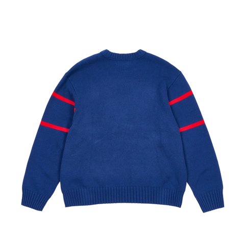 Palace BLOCKY KNIT BLUE - Colorway