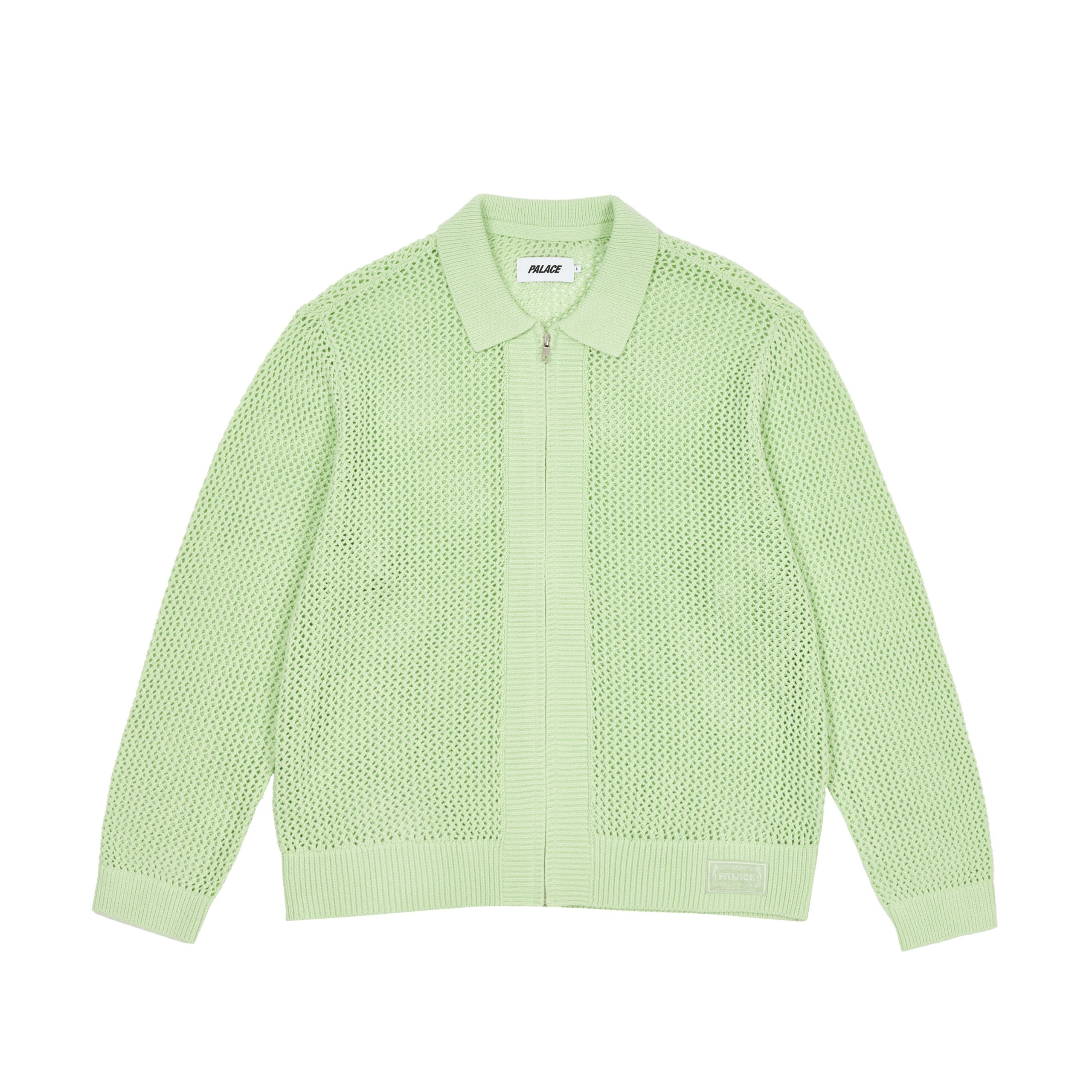 RIB KNIT NATURAL GREEN