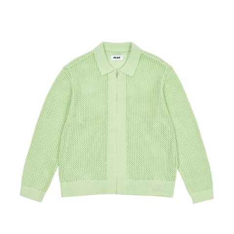RIB KNIT NATURAL GREEN
