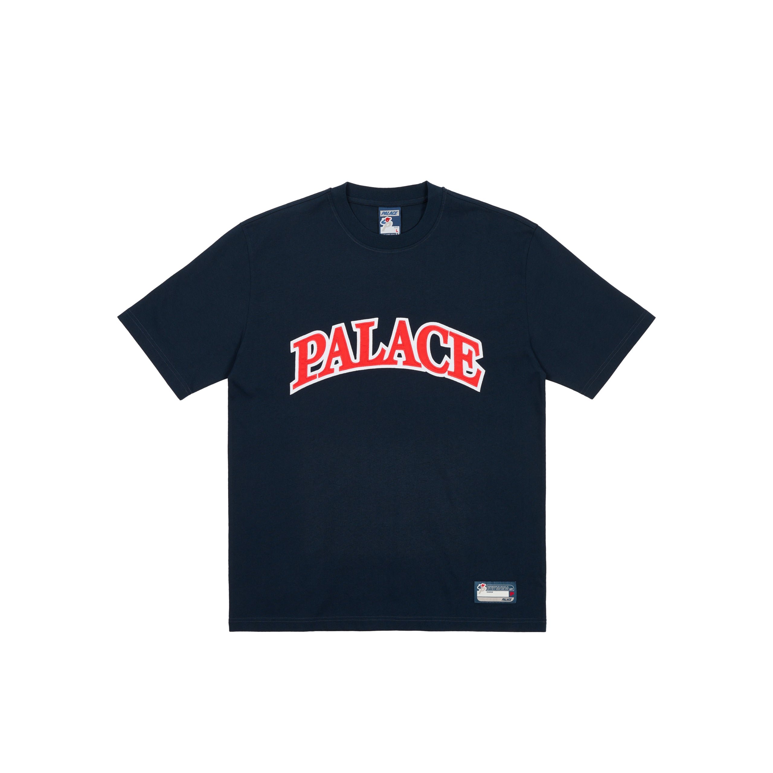 ARC APPLIQUE T-SHIRT NAVY