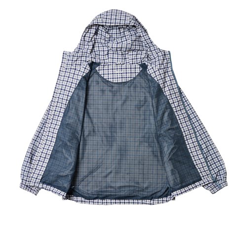 LIGHTER SHELL JACKET BLUE GINGHAM CHECK