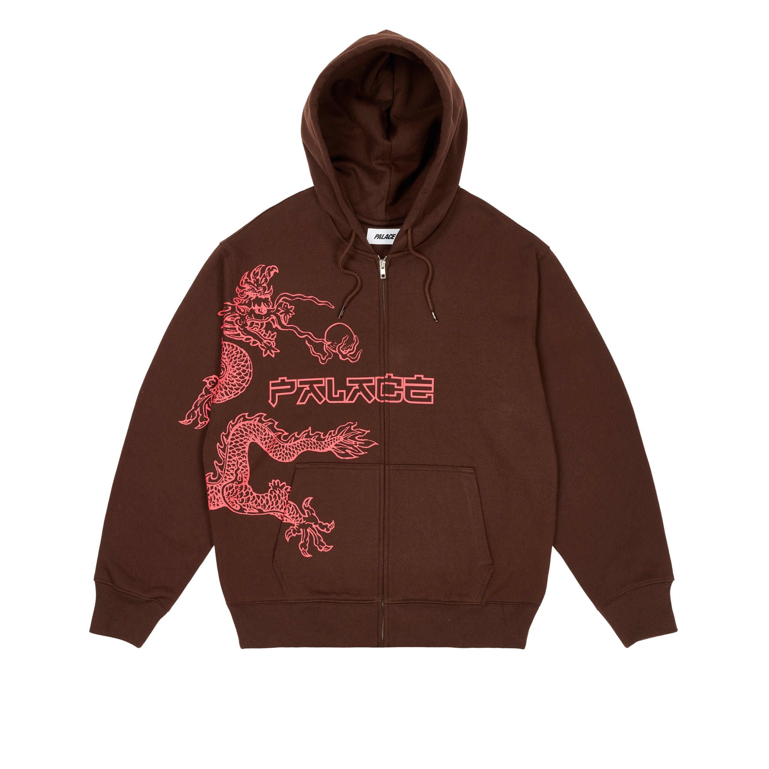 DRAGON ZIP HOOD NICE BROWN