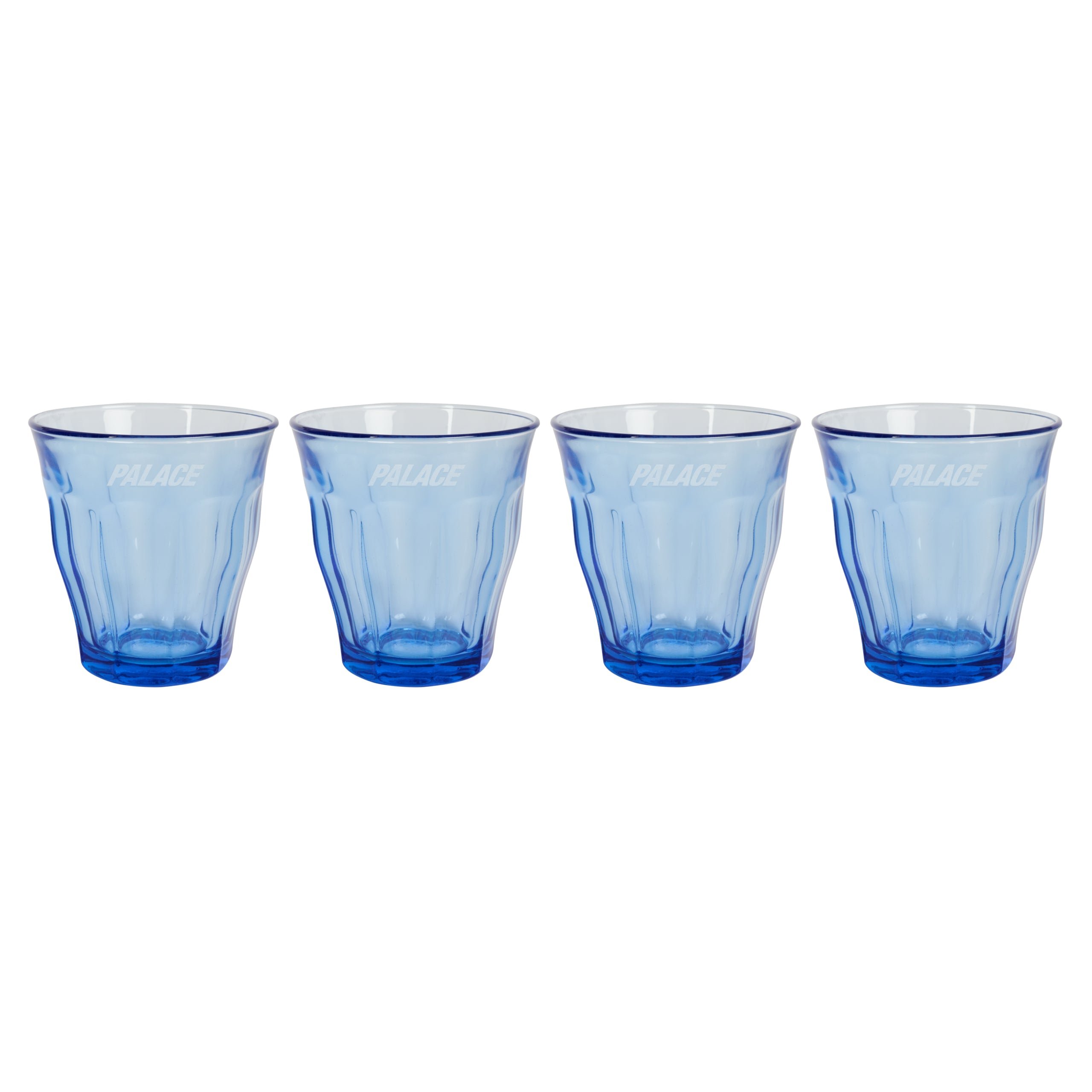 PALACE DURALEX PICARDIE TUMBLERS SET OF 4 MARINE
