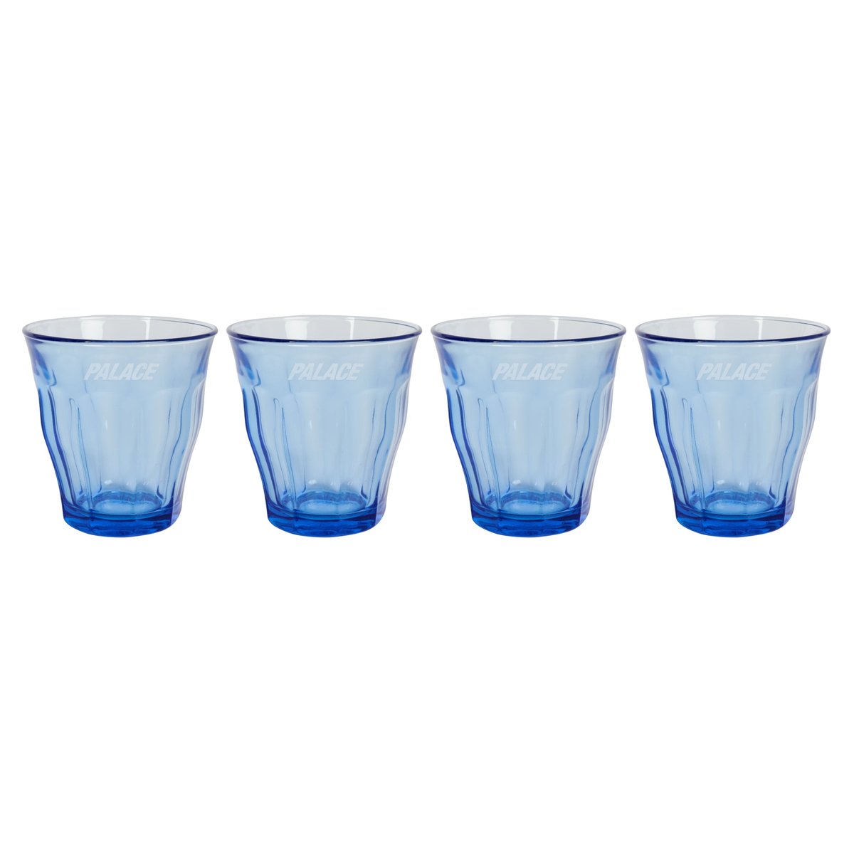 PALACE DURALEX PICARDIE TUMBLERS SET OF 4 MARINE