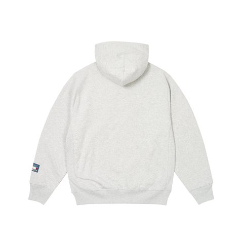 Palace ARC APPLIQUE HOOD GREY MARL - Colorway