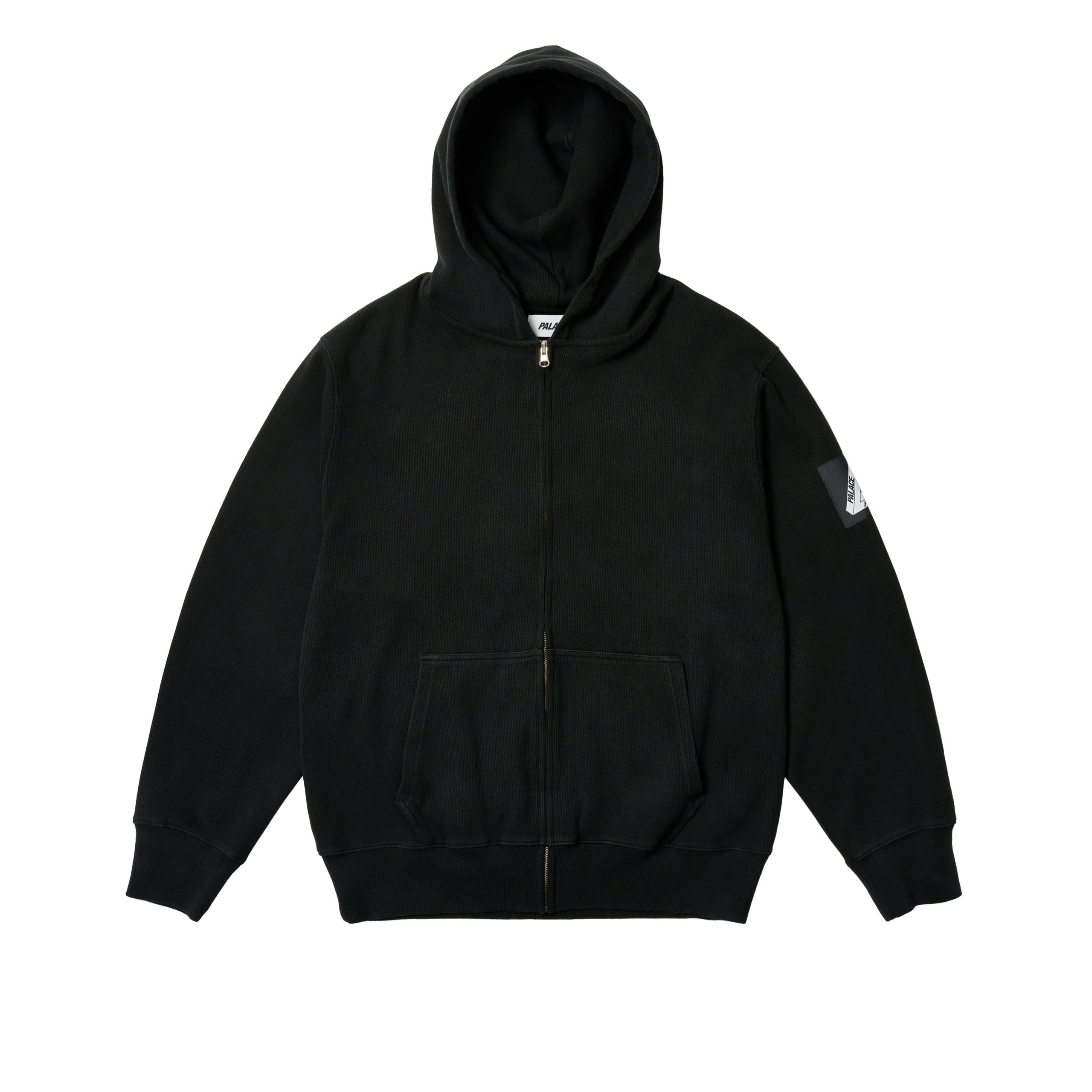 RIB HOOD BLACK