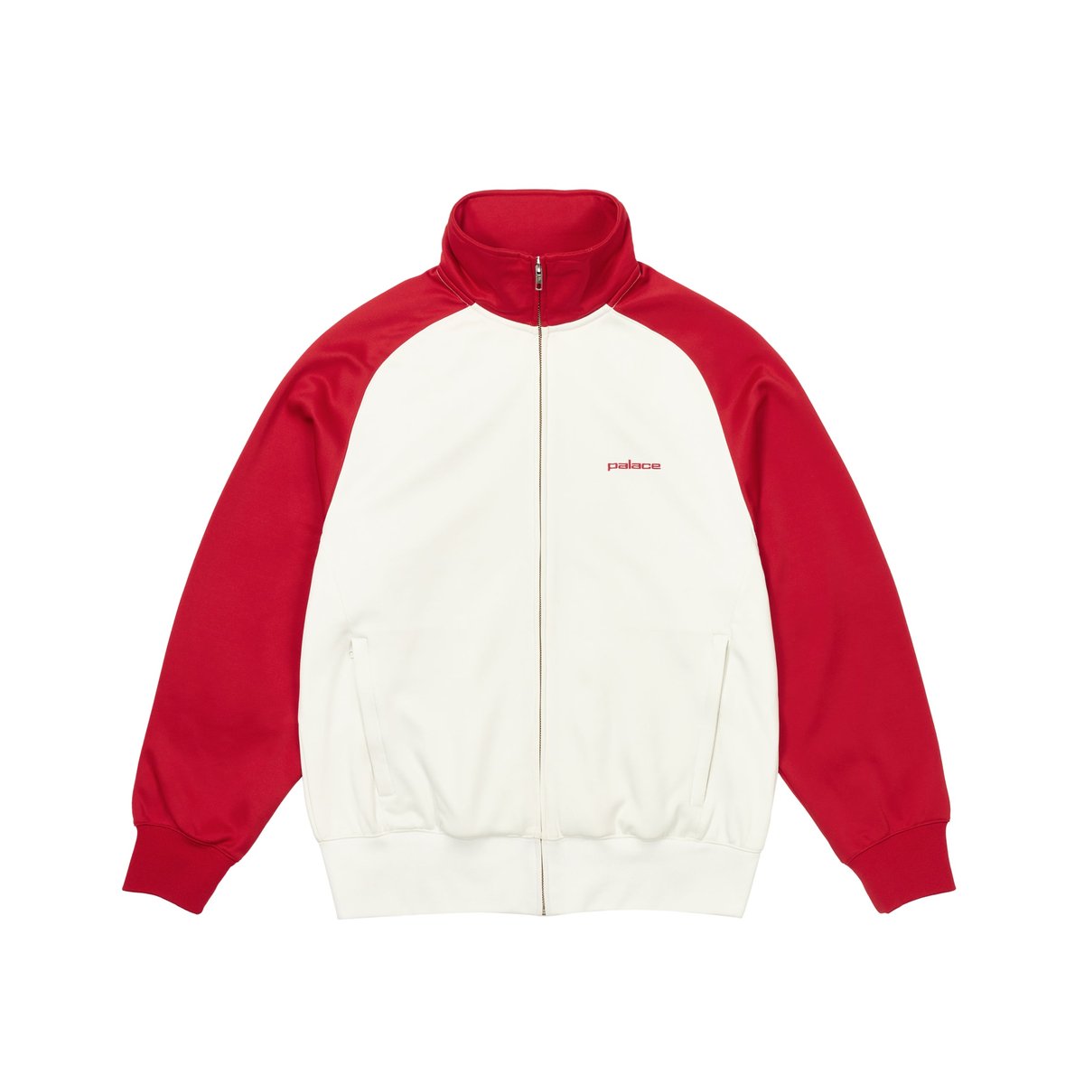 POLYKNIT TRACK JACKET TRUEST RED /  SOFT WHITE